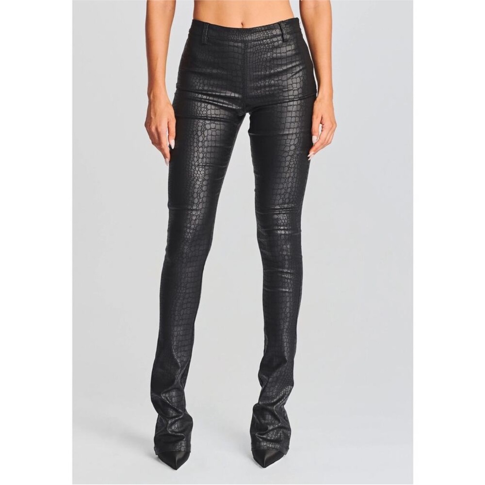 Retrofete Danica Coated Denim Pant Gator Black Size 25